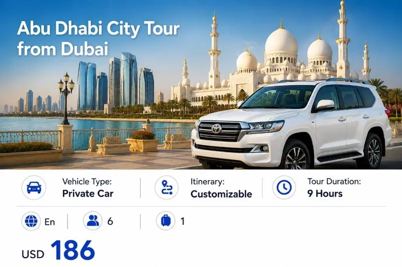 Abu Dhabi City Tour from Dubai