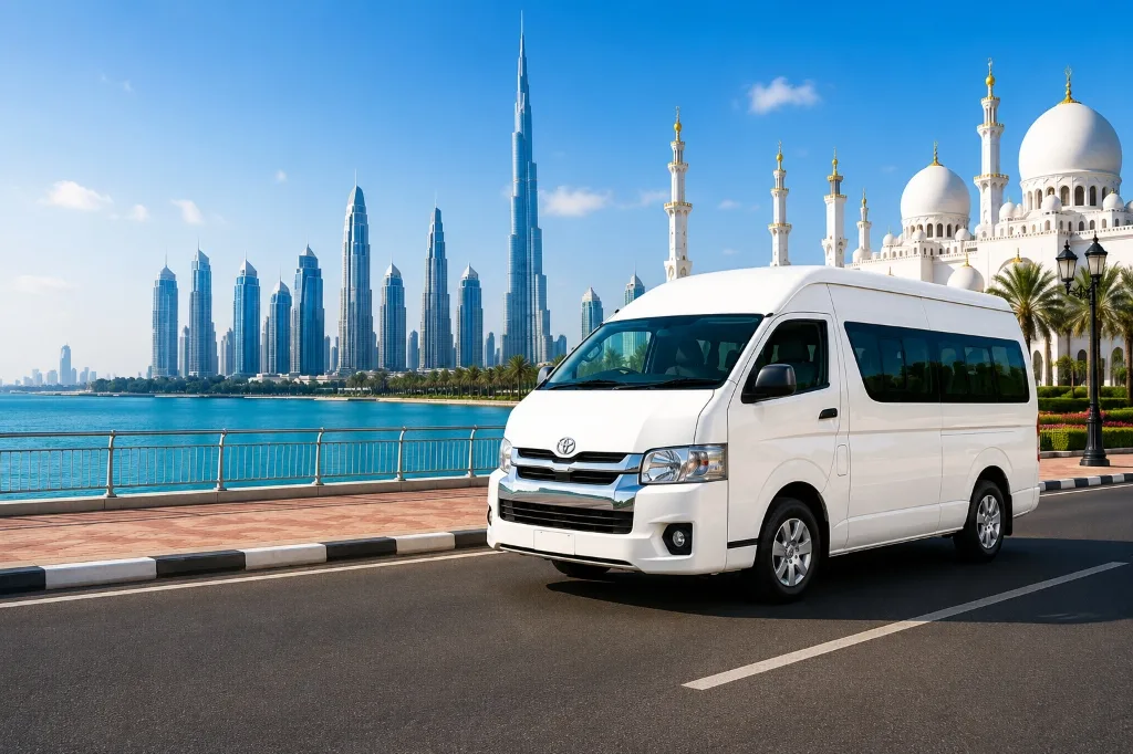 Dubai to Abu Dhabi Tourist Van