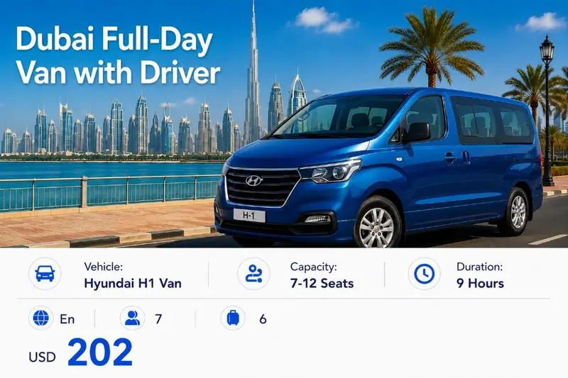 Dubai Full-Day Van with Driver